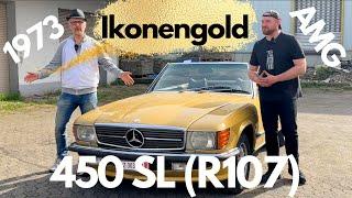 R107 450 SL Ikonengold, AMG, 1973 aus der Schweiz