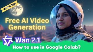 FREE Wan 2.1 വീഡിയോ ജനറേറ്റർ Google Colab - ഒരു Step by Step Tutorial