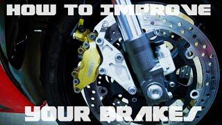 How to improve your BRAKES. Honda SP1 service and upgrade project part 2. RC51
