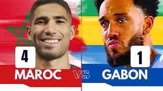 GABON DIRECT : MAROC 4-1 GABON - CAN 2025 - MAROC VS GABON - MATCH DE FOOTBALL - AUBAMEYANG - HAKIMI