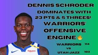 "Warriors’ TOP Performers vs Jazz: Schröder, Podziemski, Wiggins, & Post Light It Up! "