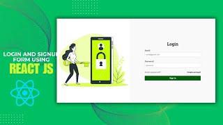 Create Login and Sign Up Form Using React JS | React JS Login and Sign Up form