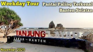 PANTAI TANJUNG LAYAR SAWARNA LEBAK BANTEN INDONESIA | November 2023