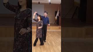 #민영남 지루박 기초7번#남자 여자얼굴보고 들어가  돌기