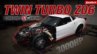 Corvette C6 Drag Car Hub Dyno Tuning | Vengeance Racing & FuelTech USA