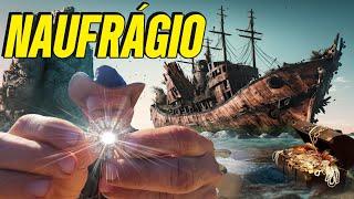 Navio naufragou NESSA praia e FOI isso que ENCONTRAMOS