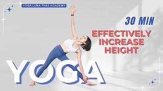 [ENGLISH] 30-Minute Simple Yoga Routine to Effectively Increase Height | Yoga Luna Thái