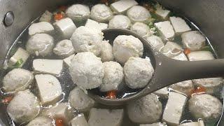 Tanpa Tepung Bakso Bisa Enak tidak Hancur, Bikinya Simple & Praktis !