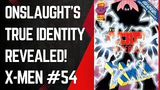 Onslaught's Secret Identity Revealed! X-Men #54, Andy Kubert & Mark Waid, Marvel Comics, 1996