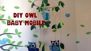 DIY Owl Baby Mobile for less than $10