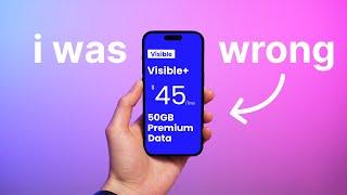 I Was Wrong About Visible+ (Unlimited Premium Data)