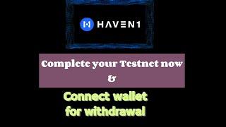 Haven1 Testnet tutorial: This is how to do the Testnet & Connect Wallet on Satoshi #MetaMask #haven1