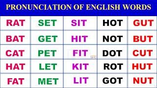 3 Letter Words Reading Practice | Pronunciation Practice | How to Read English Words