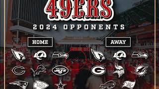 San Francisco 49ers 2024 Schedule Sneak Peek