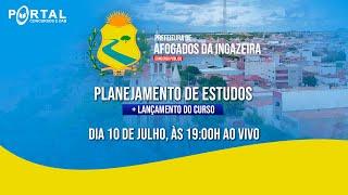 CONCURSO PREF. AFOGADOS DA INGAZEIRA/PE : PLANEJAMENTO DE ESTUDOS + LANÇAMENTO DO CURSO