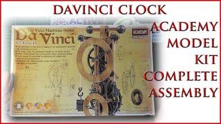 Academy DaVinci Clock Model Kit Complete Build