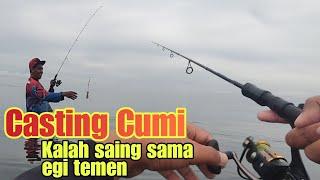 Mancing Cumi Pinggiran Karang Dangkal || Saat Air Pasang