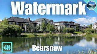 Calgary Neighbourhood Walk  Luxury New homes at Watermark Bearspaw