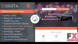 Preview Digita - Magento Parallax Theme TForest