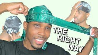 How To Tie A Durag The Right Way !! | Easy Tutorial