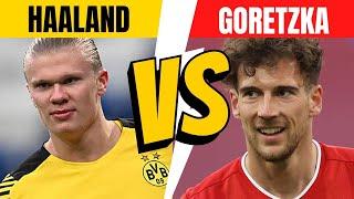 HAALAND vs GORETZKA  ALL STATS  2022 