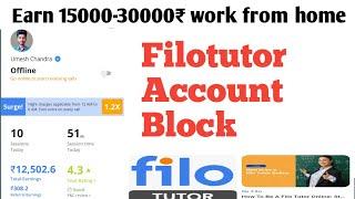 Filotutor Account Blocked =?