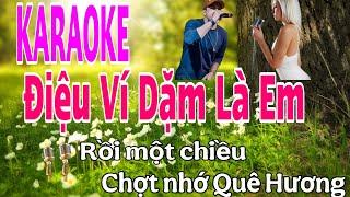 [KARAOKE] Điệu ví dặm là em - Tone Nam (Beat chuẩn)