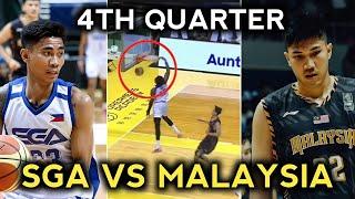 SGA VS MALAYSIA  ( 4TH QUARTER )