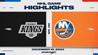 NHL Highlights | Kings vs. Islanders - December 10, 2024