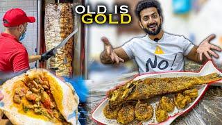 73 Years Old FOOD in Jeddah & First Shawarma Shop of Jeddah City Old Jeddah street Food Tour Jeddah