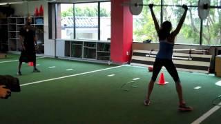 Allyson Felix Trains at Velocity Sports Performance