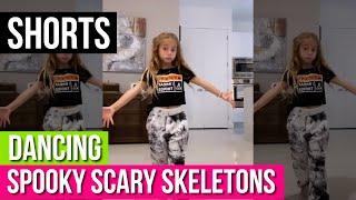 Spooky Scary Skeletons TikTok Dance I Mandy Corrente  #shorts #spookyseason #mandycorrente