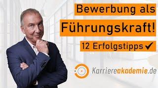 Bewerbung als Führungskraft ️ Lebenslauf, Anschreiben, Führungskompetenz + Leadership-Skills