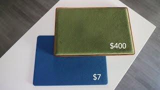 $400 Card Mat vs. $7 Card Mat