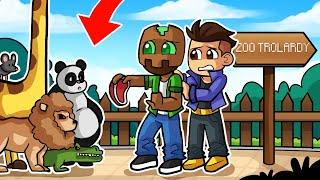 MINECRAFT pero CREAMOS UN ZOO ÉPICO EN LA ALDEA! 