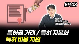 변리사가 말하는 특허 거래 / 특허 자본화 / 특허비용 지원