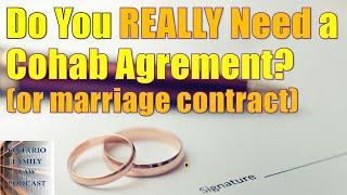 Do You Really Need a Cohabitation Agreement or Marriage Contract ( "prenup")?