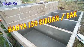 Proses Pembuatan Bak/Kolam Cupang - Fish/ Betta Pond Build DIY - Time Lapse