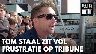 Utrecht-fan Tom Staal gefrustreerd op de tribune tijdens FC Utrecht-Feyenoord | VERONICA OFFSIDE