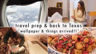 VLOG: travel prep & heading back to Texas