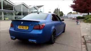 CRAZY bmw M5 E60 V10 | BURNOUT, POWERSLIDE, REVS