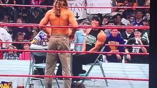 HBK Shawn Michaels Loses a Hand of Strip Poker in Ring & Takes off Pants to be in Underwear DX RAW