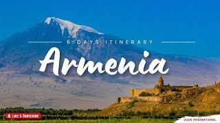 Armenia 5 Nights, 6 Days Travel Itinerary from India [Detailed Plan]