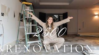 OUR 2500 SQUARE FOOT RENOVATION BEGINS | Lydia Elise Millen