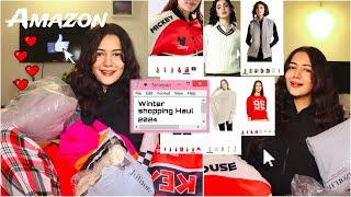 Cozy Amazon Winter Wear Haul 2024 | Racing Jacket, Sweatshirt, Sweater and many️ | Charchita Sarma