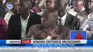 Deputy President Kithure Kindiki has defended Mt Kenya musicians, this amid online backlash