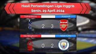 Hasil Liga Inggris 29 April 2024 - Arsenal dan Man City Menang - Perburuan Gelar Semakin Seru