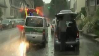 Unwetter zerstört Autos in Dortmund