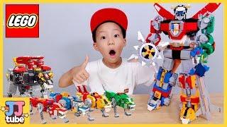 합체가 되는 레고 변신로봇? 다섯마리의 사자가 합체하는 레고  볼트론 LEGO 21311 VOLTRON 장난감 놀이 [제이제이 튜브-JJ tube]