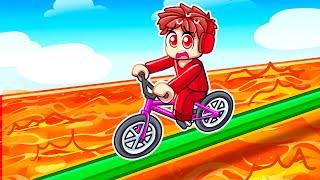 Roblox Obby but you're on a Bike!